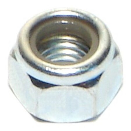 Midwest Fastener Nylon Insert Lock Nut, M7-1.00, Steel, Class 8, Zinc Plated, 15 PK 63904